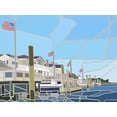 thumbnail image 2 of Mandell, Jonathan 18x15 White Modern Wood Framed Museum Art Print Titled - Stone Harbor, NJ, 2 of 4
