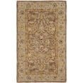 thumbnail image 4 of SAFAVIEH Anatolia Tracy Traditional Wool Area Rug, Tan/Ivory, 4' x 4' Round, 4 of 10