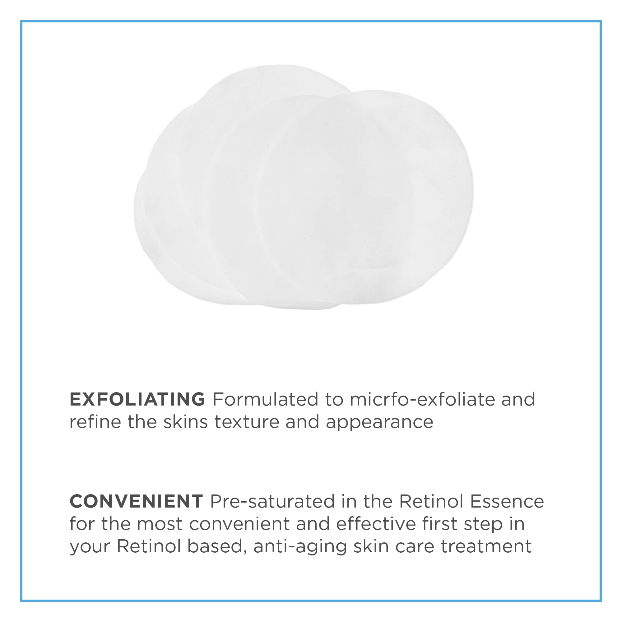 Consult Beaute Regenerol Retinol Exfoliating Treatment Pads, Facial Resurfacing for Clear, Smooth, Radiant Skin 60 Count