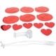 thumbnail image 1 of Dekaim 3 Tarjetas De Decoración De Remolinos De Corazón, Confeti De Boda, Decoraciones Artesanales, Suministros Para Fiestas, 1 of 5