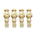 thumbnail image 5 of Baoblaze 4 Pieces Foosball Guys Replacement Part Table Soccer Men Soccer Table Player Beige White, 5 of 8