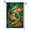 A, variant on XaaKee Garden Flags, Enchanted Night Wanderer Sitting Fox and Luminescent Cap Garden Flag, Double-Sided High-Quality White Linen Yard Flags Outside Decor, Patio Lawn Yard Flags 12x18Inch