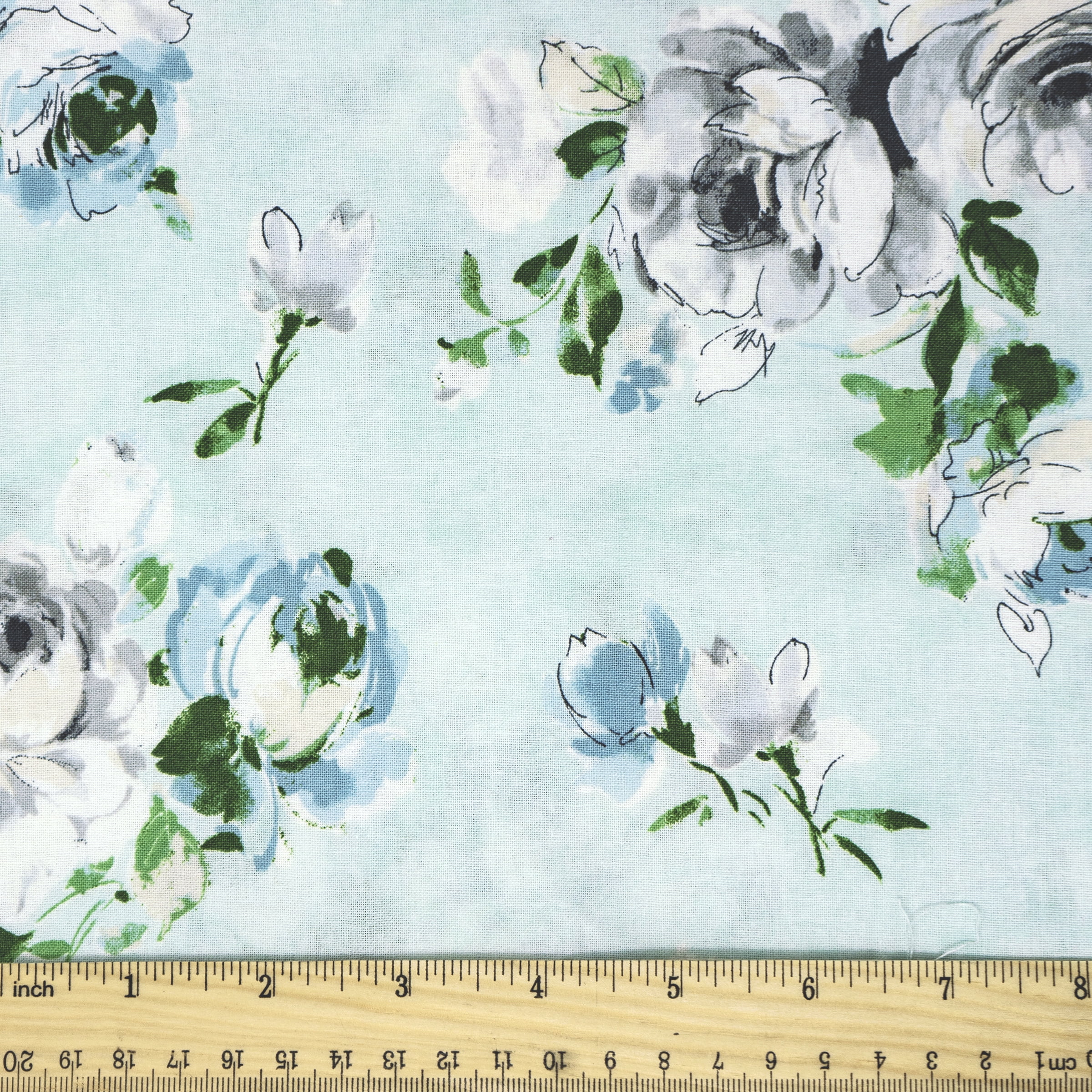 (2 pack) Waverly Inspirations 1 Yard Cut 100% Cotton Prints Fabric Catalina Rose 44" Wide for Quilting & Sewing