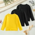 thumbnail image 2 of UAYOTSE Boys Sweaters Kids Crewneck Long Sleeve Knit Pullover Sweater(S348-Yellow,3-4 Years), 2 of 9