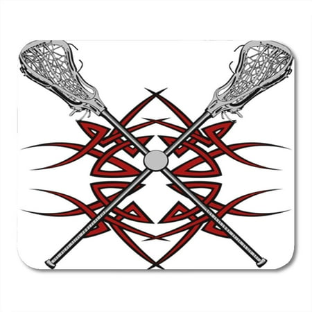 Poglip Base Lacrosse Sticks And Ball With Tribal Borders Graphic Clipart Drawing Game Mousepad Mouse Pad Mouse Mat 9x10 Inch Walmart Canada
