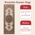 thumbnail image 6 of Hallway Runner Rug 2'x6' Washable Area Rugs Non Slip Laundry Rug Runner Floor Carpet Runners for Hallways Entryway Laundry Room Kitchen, 6 of 11