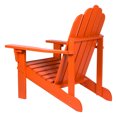 thumbnail image 4 of Shine Company Marina II Solid Wood Adirondack Chair, Organic Pumpkin, 4 of 6