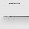 thumbnail image 3 of TFixol Wireless BT Keyboard Folding Keyboard Portable Ultra Slim BT Keyboard with Touchpad for Windows/Android/iOS Grey, 3 of 8