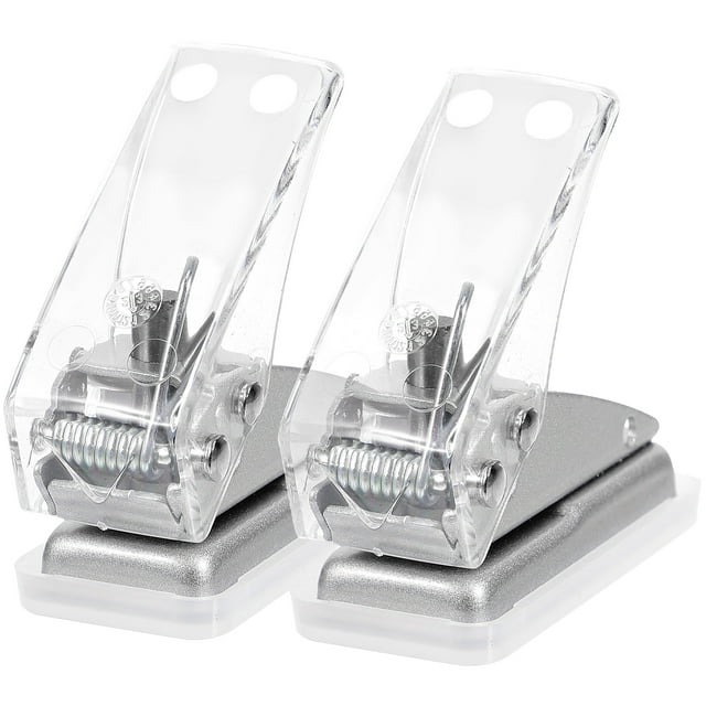 2pcs Single Triangle Hole Puncher Paper Craft Single Hole Punch Plastic Single Hole Punch Tool