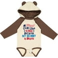 thumbnail image 3 of Inktastic Military Land is Free Mommy is Brave Boys or Girls Long Sleeve Baby Bodysuit, 3 of 5