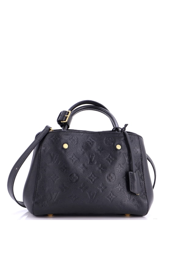 Pre-Owned Montaigne Handbag Monogram Empreinte Leather BB By Rebag