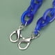 thumbnail image 2 of EeaseMX Cadena decorativa de acrílico de 60 cm de largo para bolso de mano, con hebilla de aleación de doble extremo, correas de repuesto para bolsos pequeños (azul), 2 of 7