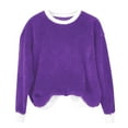 thumbnail image 2 of Yievot Christmas Sweaters for Women Fuzzy Fleece Soft Crewneck Pullover Casual Vacation Holiday Tops, 2 of 3