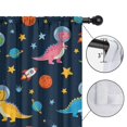 thumbnail image 4 of Blackout Kids Curtains,Blue Cartoon Dinosaurs Rockets Pattern Childrens Insulated Curtains Set Of 2,Bedroom Essentials,Toddler Room Decor 42"x84", 4 of 5