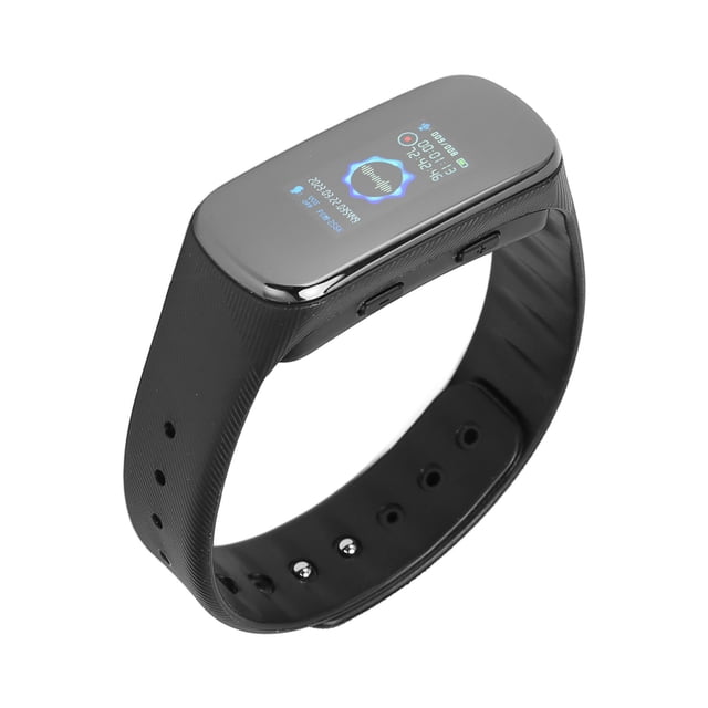 Digital Voice Recorder Watch, HiFi Player Voice Activated Recorder with Playback, AI Intelligent HD Noise Reduction MP3 Bracelet Recording Device for Work Study