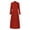 Red, variant on Homenesgenics Womens Plus Size Woman Solid Long Sleeve Button Robe Costume Cosplay Chaplaincy Coat Womens Clothes under $8