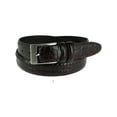 thumbnail image 1 of CTM®  1.25 Inch Wide Embossed Leather Croc Print Belt (Men's), 1 of 3