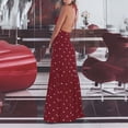 thumbnail image 4 of Mefallenssiah Robe d'Été Mode Femme à Pois Décontractée Confortable Sans Manches Col en V, 4 of 7