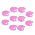 thumbnail image 2 of OUNONA 10Pcs Plastic Palette for Color Mixing and Storage by Amateurs, 2 of 8