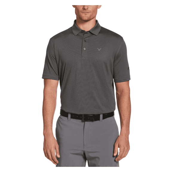 Callaway Mens Pro Spin Fine Line Stripe Polo, L