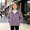 Purple, variant on Eltusu Girls Fuzzy Fleece Jackets, Casual Windproof Long Sleeve Warm Winter Outerwear with Zipper Light Blue Size 10-12 T