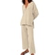 thumbnail image 2 of Puntoco Conjunto de 2 piezas para mujer, ropa de descanso de gran tamaño, conjunto holgado y holgado, conjunto de chándal de otoño 2023, conjuntos de salón a juego Puntoco Puntoco-5144, 2 of 5