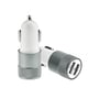 thumbnail image 4 of Kearding 2.1A 1A Aleación 2 puertos USB de coche USB dual de carga inteligente universal para para teléfono móvil Android Electrónica Gris, 4 of 6