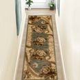 thumbnail image 2 of Superior Rinceau Traditional Indoor Runner Rug, Slate, 2' 7" x 8', 2 of 4