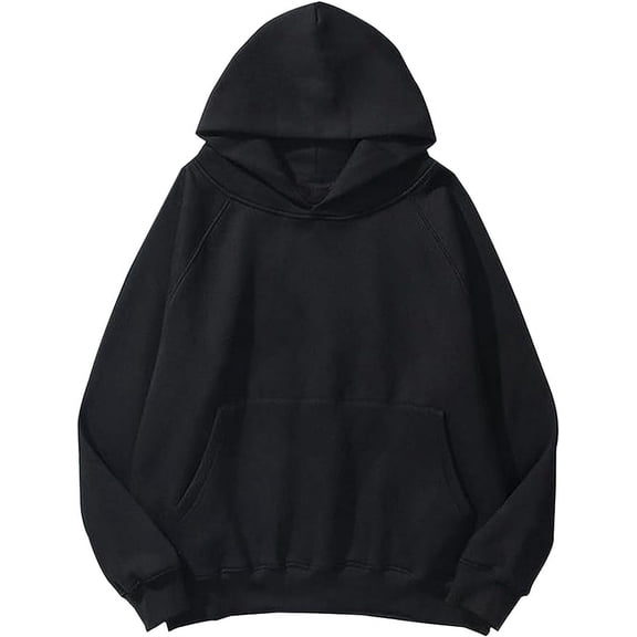 Elegant Comfort Hoodie Sweatshirt for Men, Plush Pullover Hooded Sweatshirts for Men, Soft Cotton XL