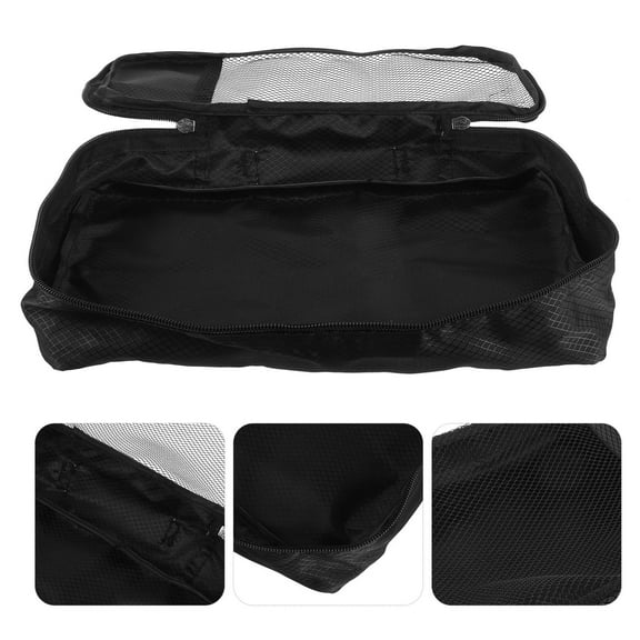 HAMPPLIES Luggage Organizer Bags 1Pcs Suitcase Bag Black Fabric for Travel with Zipper Design and Waterproof Technology