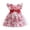Red, variant on Odeerbi Tutu Tulle Dress For Toddler Girls Birthday Dresses Formal Dress Net Yarn Flowers Mesh Print Bow Ruffles Party Gown Long Dresses Multicolor