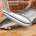 thumbnail image 3 of 3Pieces Fish Scaler Remover Cleaner Fish Scaler Brush With Stainless Steel Sawtooth Easily Remove Fish Scales-Cleaning Brush Scraper For Chef And Home, 3 of 5