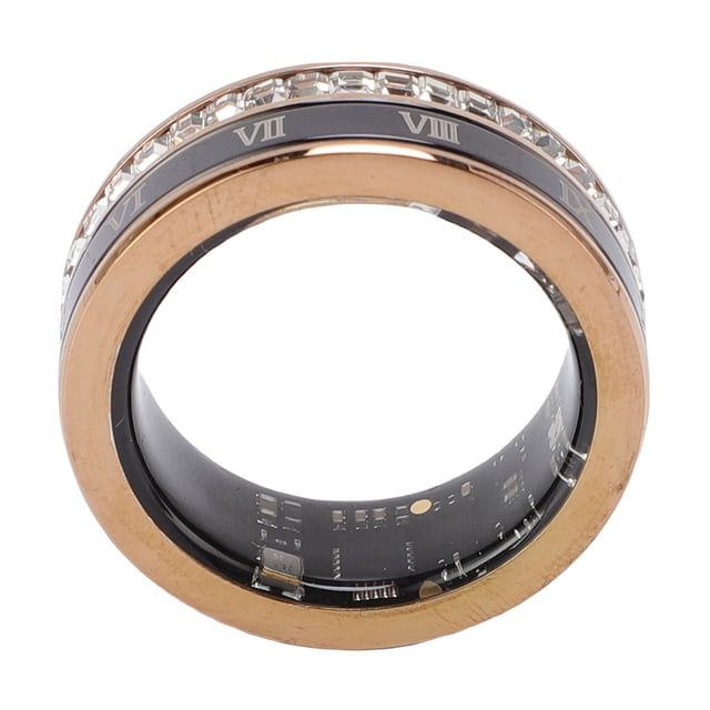 Bague Intelligente, Bague Intelligente IP68 Étanche Compteur de Pas pour Activités Extérieures 8,9,10