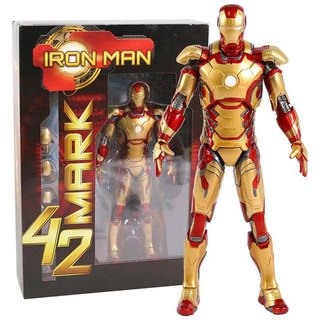 Marvel Iron Man MK 21 42 43 Hero's Edition figura de acción modelo de juguete coleccionable Fivean unisex