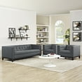 thumbnail image 2 of Modway Serve Living Room Set Set of 3 in Gray, 2 of 5