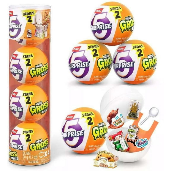 5 Surprise Series 2 Mega Gross Minis Mystery 4-Pack 06477