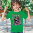 thumbnail image 3 of Tee Hunt Dean Russo Cute Love You Basset Youth T-Shirt Colorful Dog Pet Kids, Green, Medium, 3 of 5