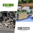 thumbnail image 2 of Rack de Bois pour l'Extérieur, Rack de Bûches de Bois avec Couvercle, Support de Bois de 5,3 Pi pour l'Extérieur, Racks en Bois Robustes pour l'Intérieur, Support de Foyer fo, 2 of 7