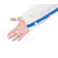 thumbnail image 5 of ViroGuard® 2, White Biohazard Suit, Elastic Wrists & Ankles, Front Zipper with Sealable Storm Flap, Thumb & Finger Loops, Taped Seams, Mandarin Collar, 5 of 6
