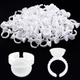 thumbnail image 1 of Anneaux de Colle pour Extensions de Cils Anneaux de Colle 200pcs Extension de Cils Fournit la Coupe de l'Anneau de Colle de Cils pour l'Extension de Cils, 1 of 5