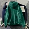 thumbnail image 4 of XuJwPNcy Fleece Hoodies for Women Fall Winter Pullover Tops Pocket Soft Casual Hooded Sweatshirts Women Long Sleeve Shirts, 4 of 4