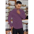 thumbnail image 3 of Ekouaer Men' Mock Turtleneck Long Sleeve Turtle Neck Tops Lightweight Undershirt Thermal Sweater Shirts, 3 of 6