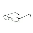 thumbnail image 3 of EYE ZOOM 5 Pairs Unisex Classic Rectangular Metal Frame Reading Glasses, Black, +2.00, 3 of 5