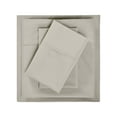 thumbnail image 2 of Superior 4-Piece 600 Thread Count Cotton Blend Deep Pocket Sheet Set, Full, Stone, 2 of 7