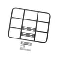 thumbnail image 1 of Almencla Bike Rear Rack Pannier Rack Travel Cycling Accessories Cargo Carrier Round Rod 48x38cm, 1 of 8