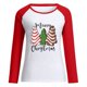 thumbnail image 3 of Puntoco - Camiseta de manga larga para mujer, cuello redondo, con costuras a juego de colores Puntoco Puntoco-1924, 3 of 5