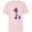 Soft Pink, variant on Disney Minnie Mouse Silhouette Cosmic Tie Dye - Short Sleeve T-Shirt for Kids - Customized-White