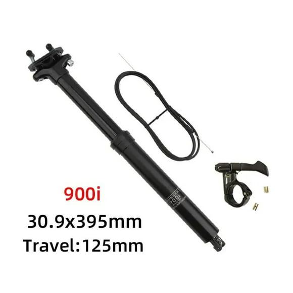 900i Tige de Compte-Gouttes 30,9/ 31,6 mm Tige de Compte-Gouttes pour Télécommande avec Trousse de Levier et Câble dans le Boîtier, Tige de Siège de Vélo de Montagne 100 Mm/125 Mm/150 mm