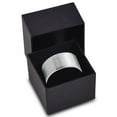 thumbnail image 4 of Charming Jewelers Tungsten Wedding Band Ring 12mm for Men Women Comfort Fit Pipe Cut Brushed Polished Lifetime Guarantee Size 6, 4 of 5