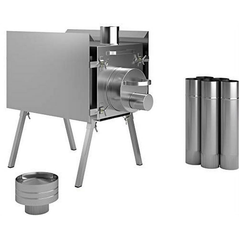 Russian-Bear Camping Stoves for Tents, Shelters, Yurts. Portable Wood  Burning Folding Stove for Camp, Cooking Outdoor. Compact Folding Pipes  Chimney. Size: (Small, Medium, Large). (Stove Caminus M) - Walmart.com